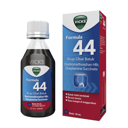 Vicks Formula 44 Dewasa Meringankan Batuk Tidak Berdahak - 54ml