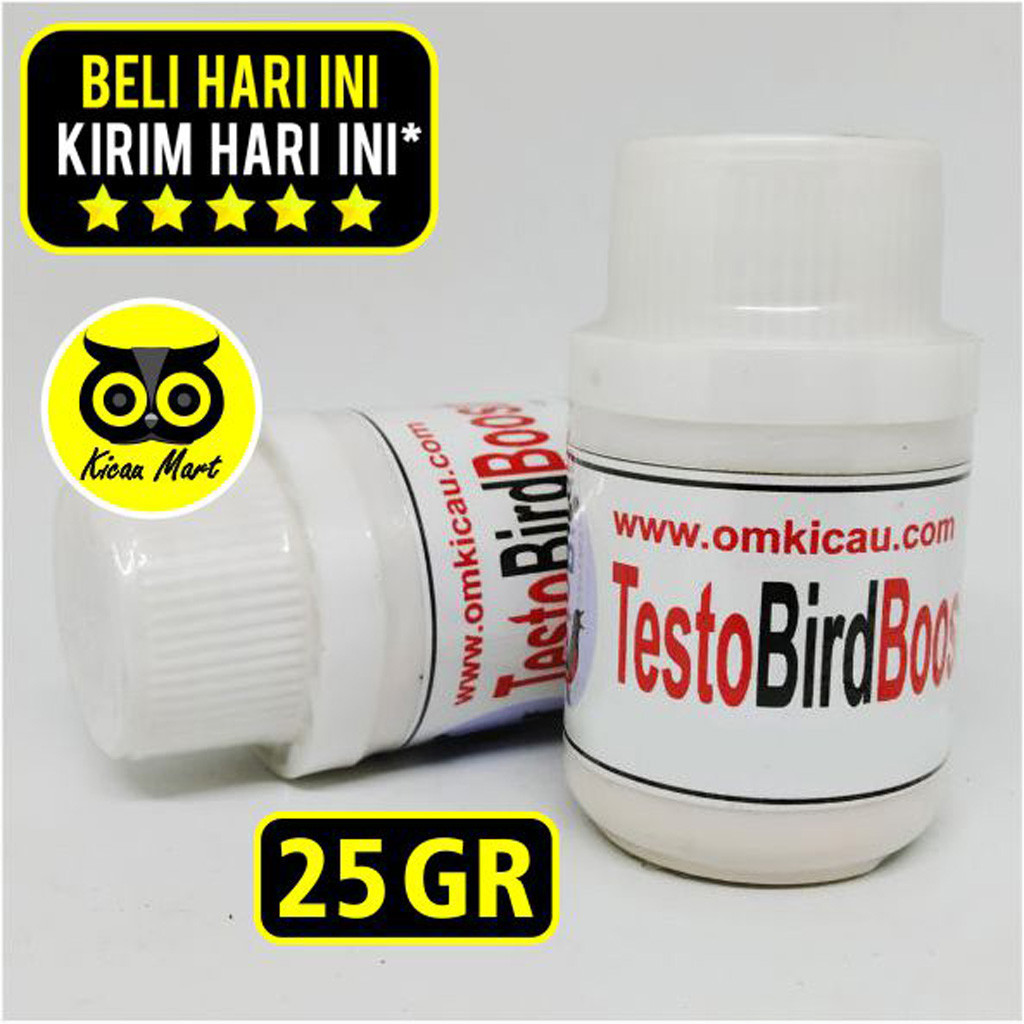 KICAU MART VITAMIN TERNAK BREEDING BURUNG LOVEBIRD KENARI MURAI KACER TESTO BIRD BOOSTER POWDER OM K