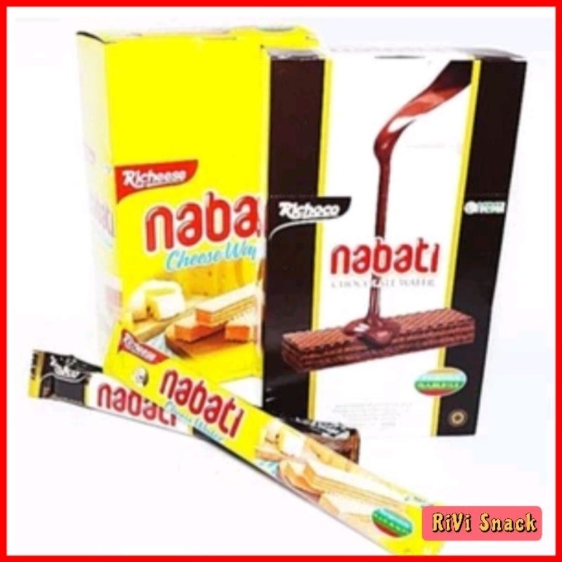 

BJIAN WAFER NABATI GOPE RICHESEE KRIM KEJU COKLAT