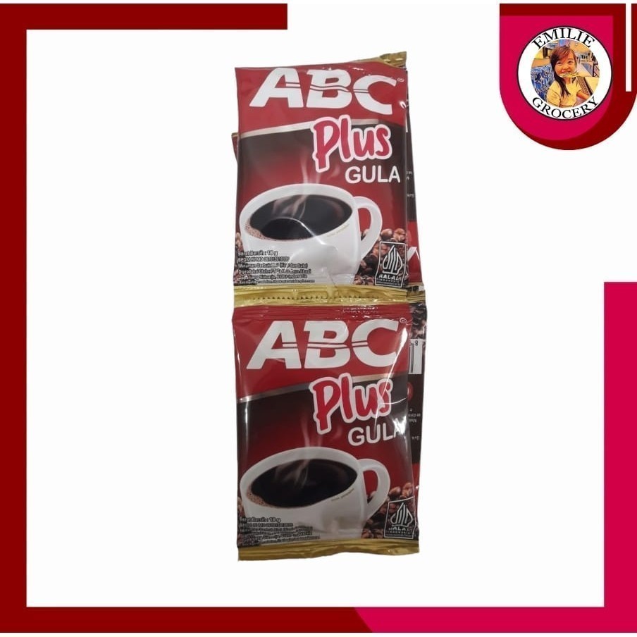 

ABC Kopi Plus Gula 1 Renceng 10 Sachet