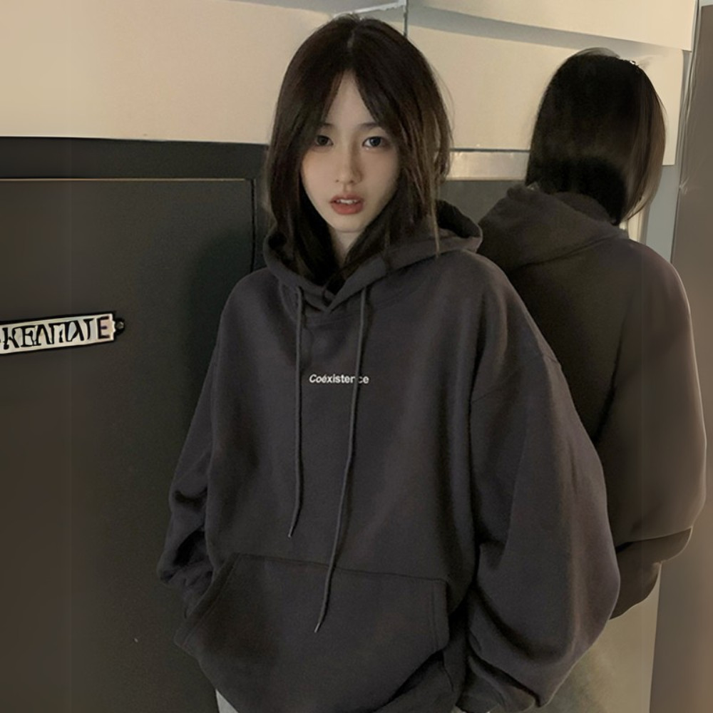 BLT Hoodie Coexistence Tebal Premium Kece Ukuran M-5Xl Pria wanita Terbaru Korean Kece