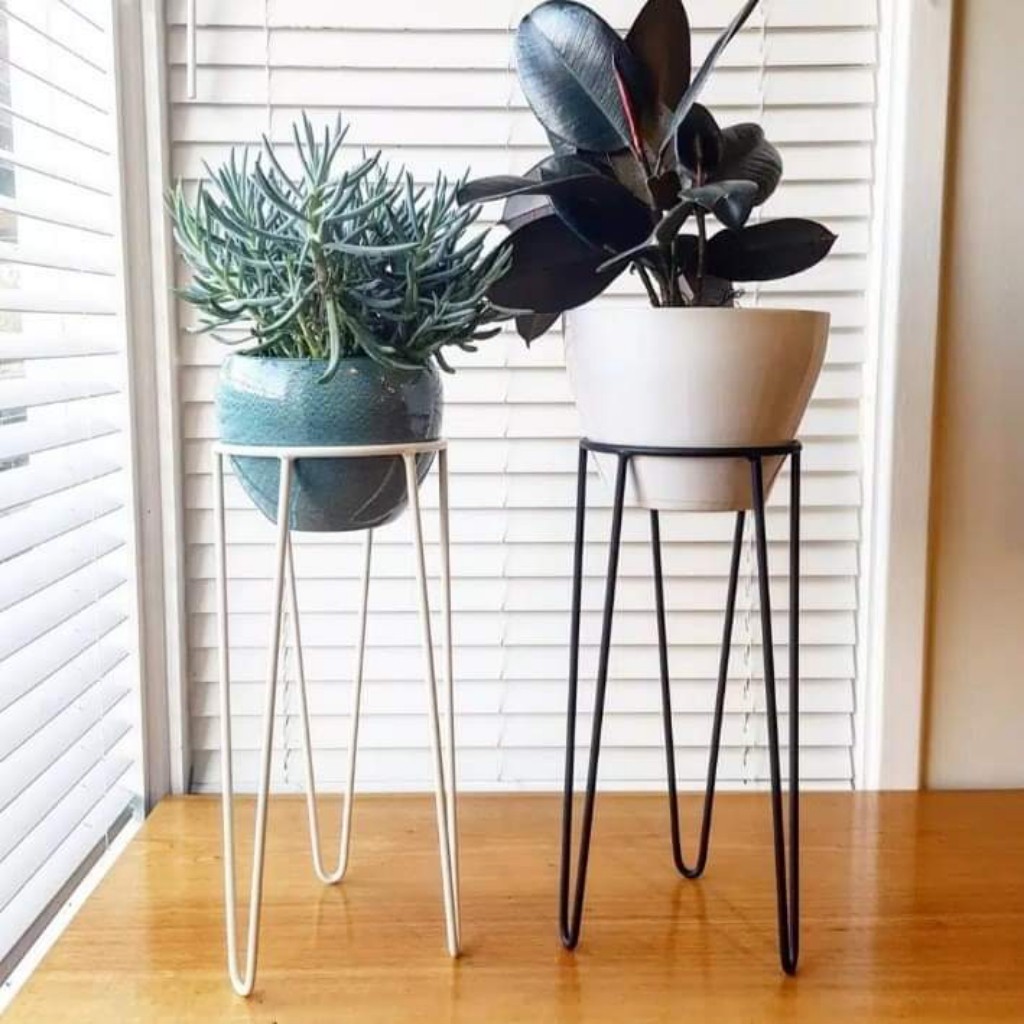 Standing Rak Pot Murah DIM 25cm / BESI BESAR/BESI 8/Rak Pot Lobang / Rak Pot Bunga / Rak Pot Tanaman