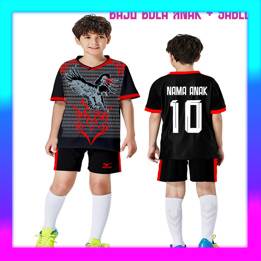 Baju Jersey bola futsal voli badminton GRATIS SABLON Nama + Nomor Baju Putsal Custom Kaos Futsal Ana