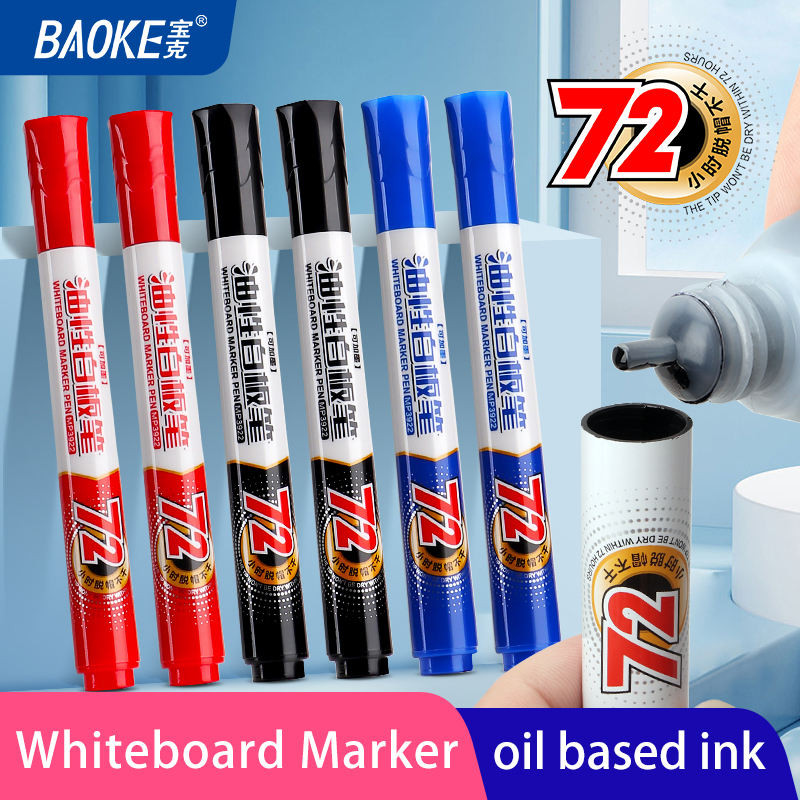 

BAOKE Spidol Papan Tulis Pena Berbasis Minyak 72 Jam Tidak Beracun MP3922