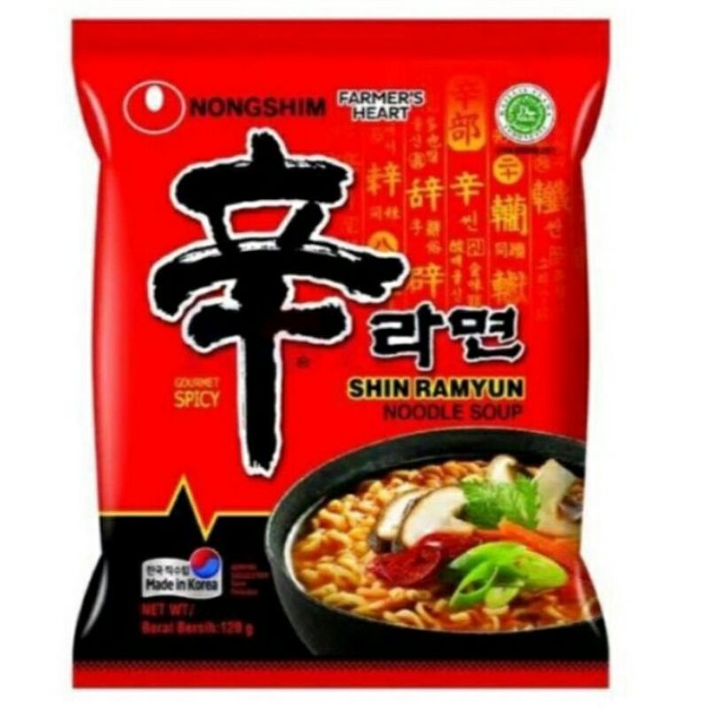 

NONGSHIM - SHIN RAMYUN NOODLE SOUP 120g jajanan korea