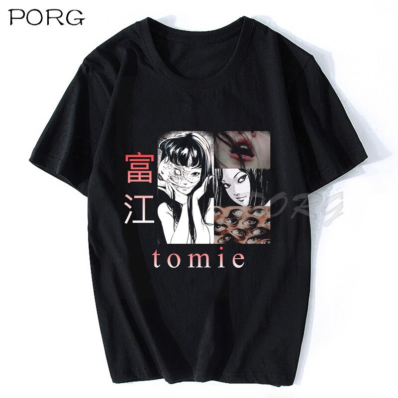 Kaos grafis Gotik Ito Junji Tomie Horror