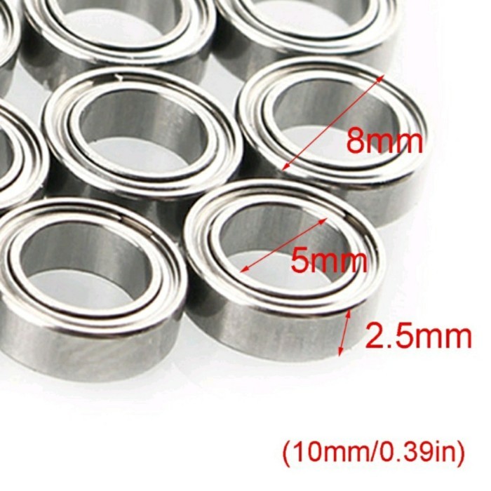 1pcs bearing laher 5x8x2.5 gardan portal RC axial scx10ii