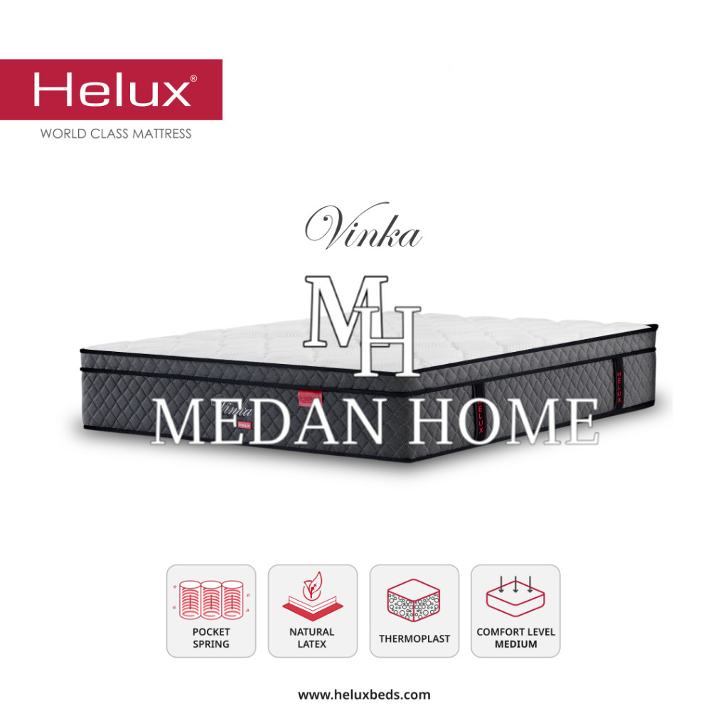 [RUMAHMEBEL88] PROMO TERMURAH Kasur Latex Vinka By Helux Beds - Matras Only