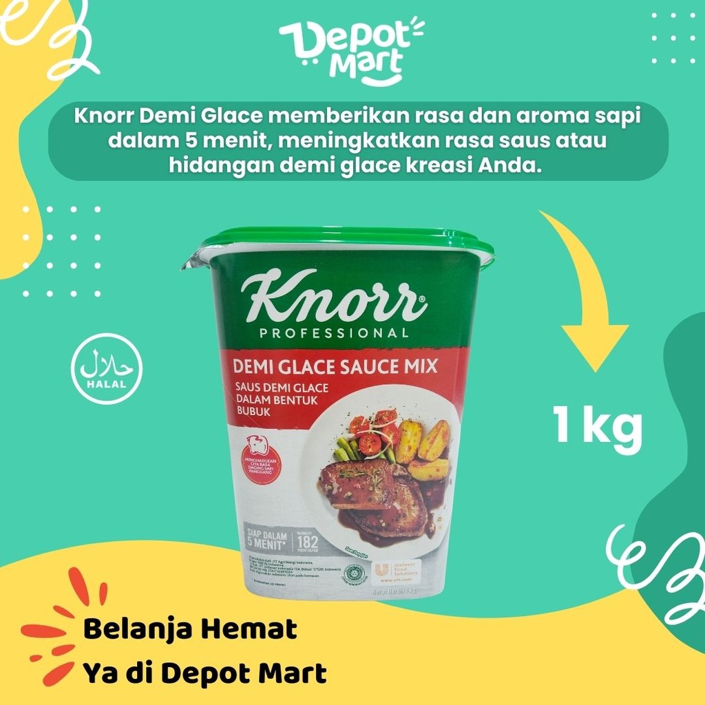 

Knorr Saus Demi Glace 1Kg Sauce Mix Depot Mart