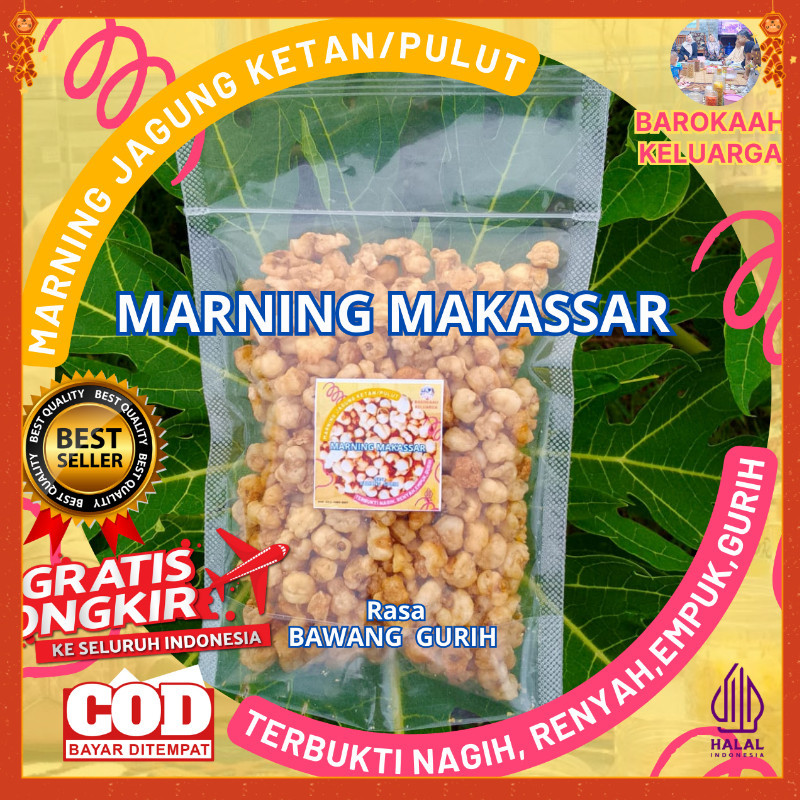 

Makaroni Marning Jagung Ketan/ Marning Jagung Milenial/ Marning Jagung Sultan Terbukti Empuk Renyah Gurih 100 Gr Bawang Gurih Harga Terjangkau
