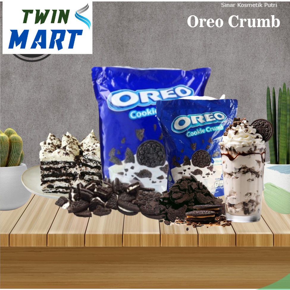 

Oreo Biskuit Coockie Crumb / Topping Kue dan Minuman / kemasan Pouch 250 gr dan 1kg