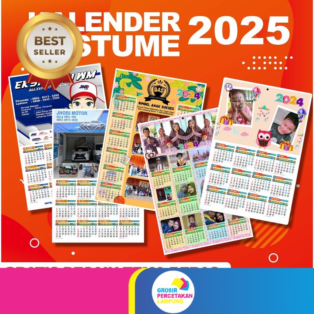 

Promo!!! KALENDER DINDING 2025 MODEL POSTER FREE DESAIN TEMA BEBAS COSTUME FOTO TANPA MINIMAL ORDER