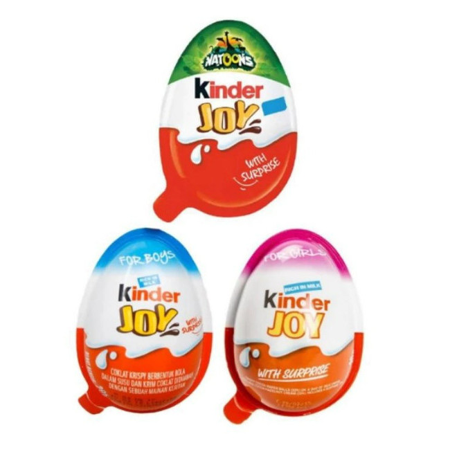 

Kinder Joy Coklat Boys Girls Chocolate Crispy 20 gr Krim Susu