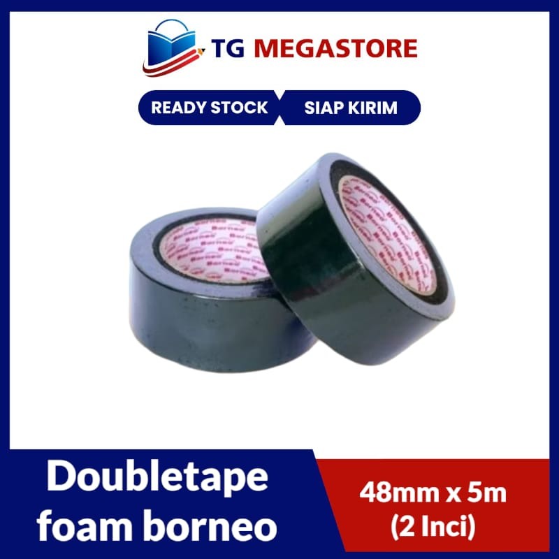 

Doubletape Foam Borneo 2 inci / 48mm x 5m