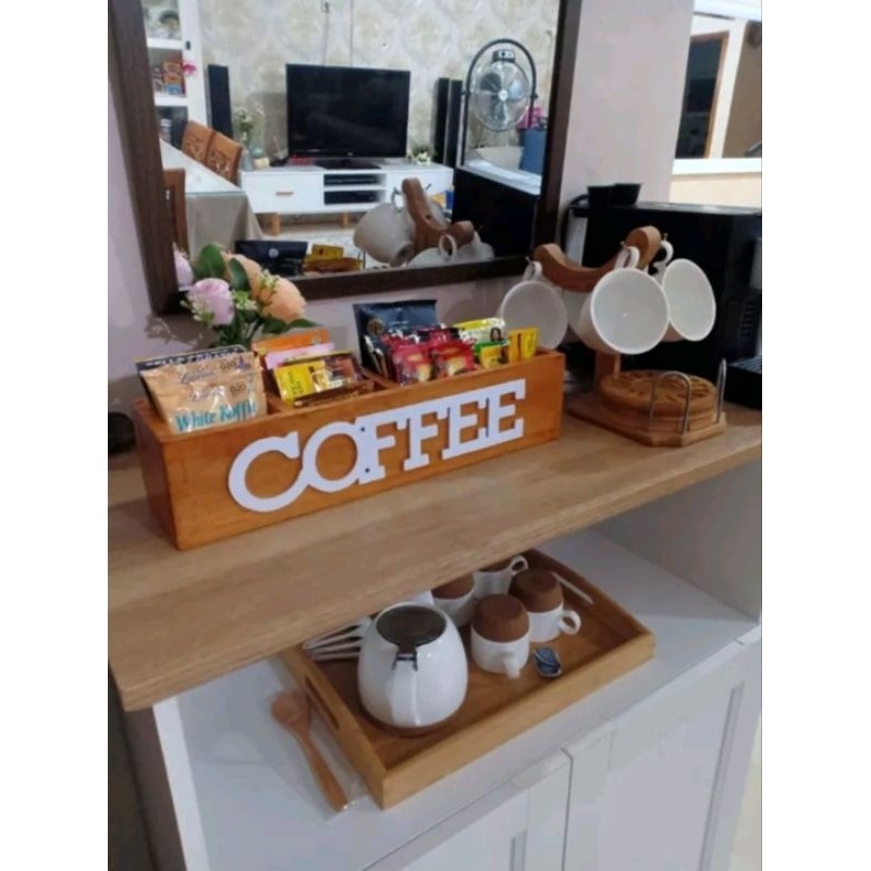 Rak Kopi Sachet Rak Coffee Minimalis Alternative Dekorasi Rumah