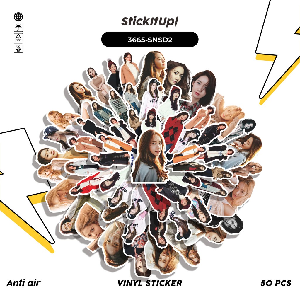 

COD✨ 50 Pcs Stiker YOONA Lucu Anti Air Untuk Dekorasi Notebook Sepeda Skateboard Handphone DIY