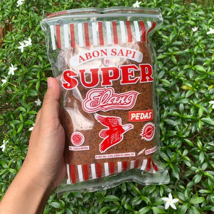 

ABON DAGING SAPI ASLI SUPER CAP ELANG 250 gram MURAH HALAL [PROMO] - Pedas 250 gr