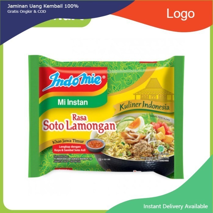 

LBJ Indomie Mie Instant Rasa Soto Lamongan Pcs