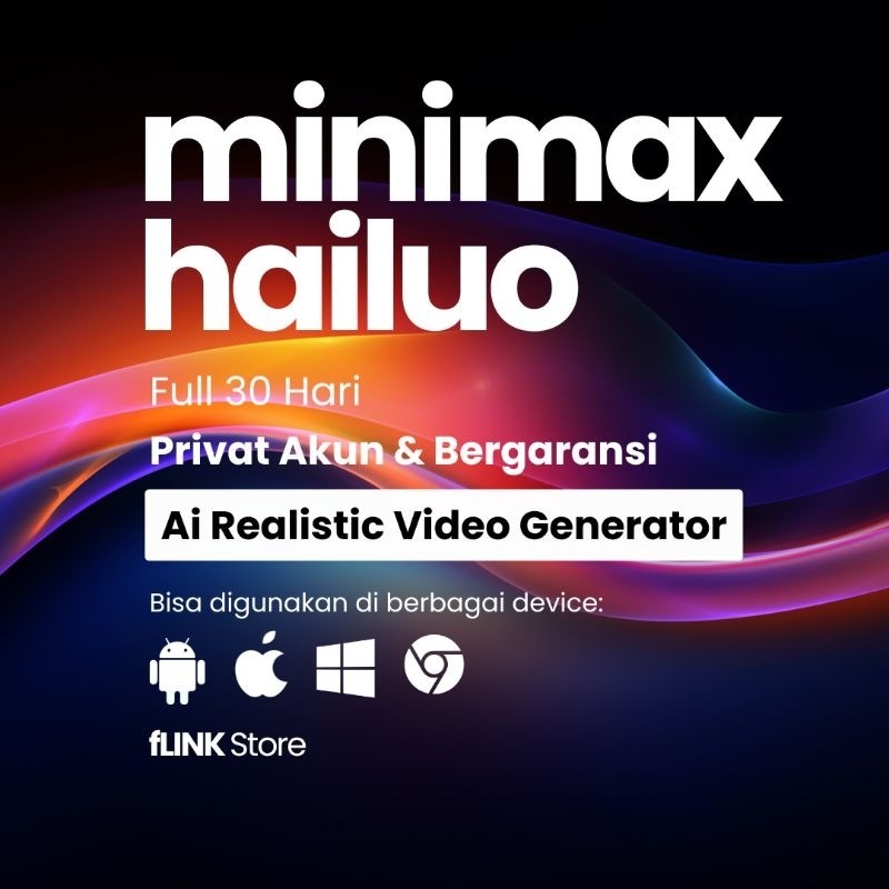MINIMAX HAILUO AI REALISTIC VIDEO GENERATOR 30 HARI RESMI