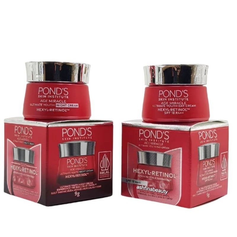 POND'S AGE MIRACLE DAY CREAM & NIGHT CREAM 9gr
