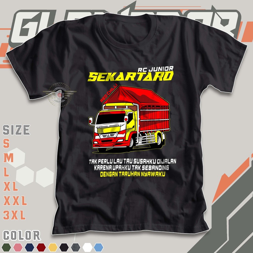 KAOS TRUK CABE RC JUNIOR SEKARTARO | Baju Truck Oleng Rebecca Series | Driver Muda Indonesia Canter 