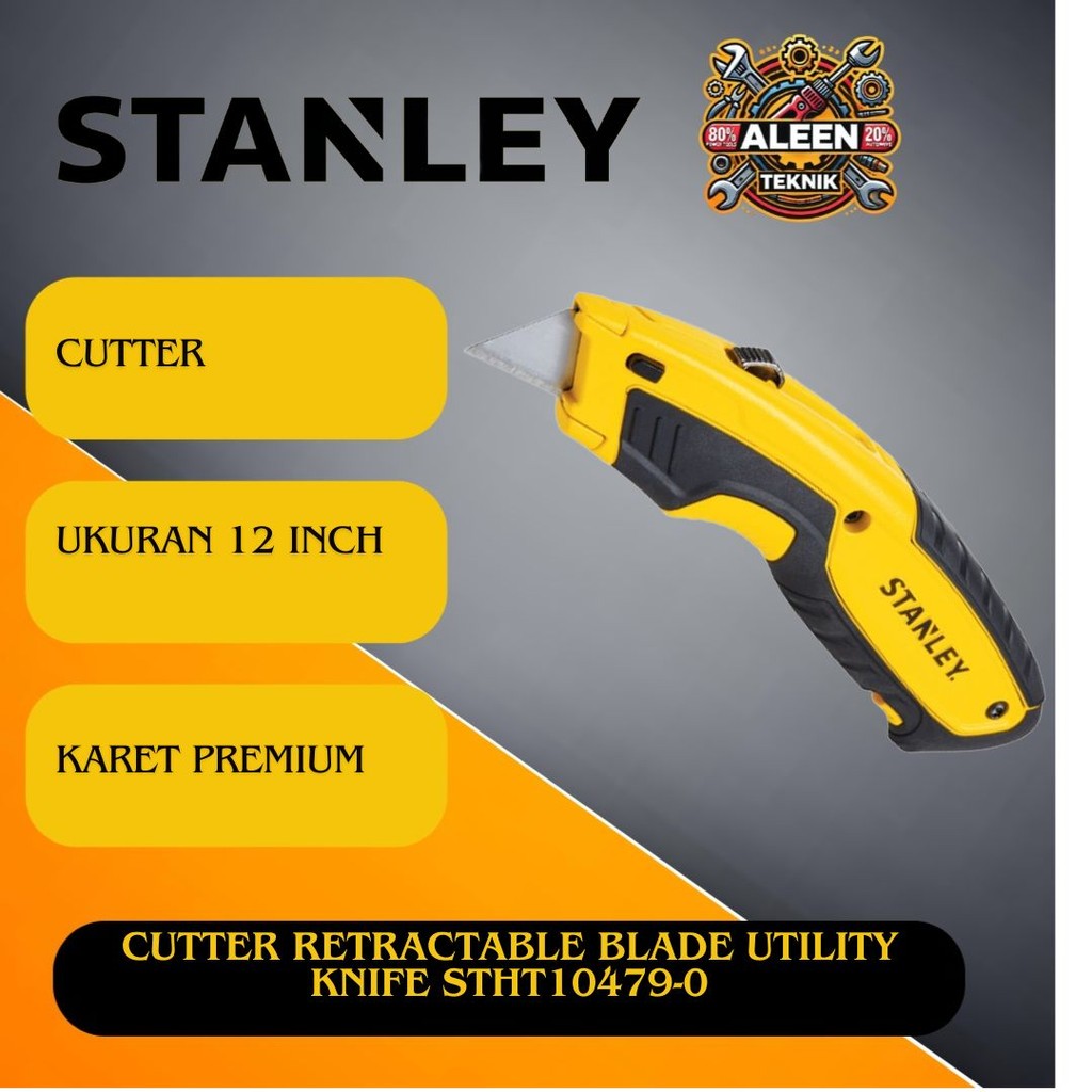 

Pisau Cuter Cutter Retractable Blade Utility Knife STANLEY STHT10479-0