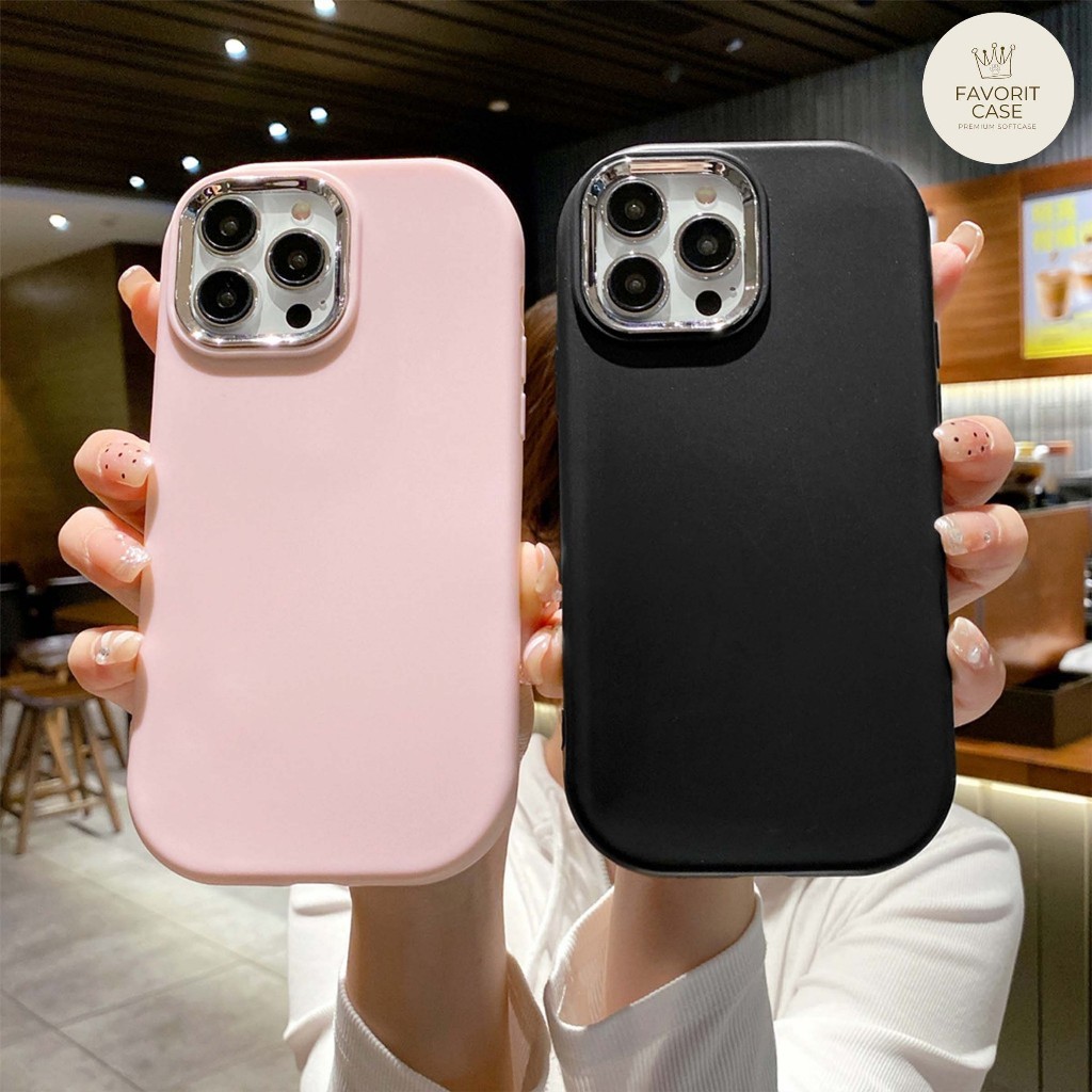 Case Polos Iphone 15 14 13 12 11 X Xr Xs PLUS PRO MAX Cewek Lucu Aesthetic estetik GPRCH Silikon Sof