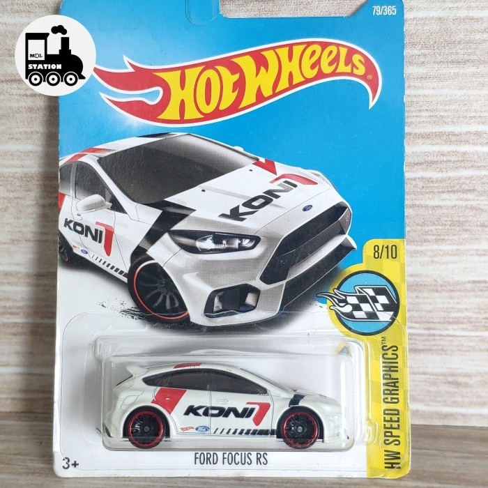 EF99 Hot Wheels - Ford Focus RS - Putih