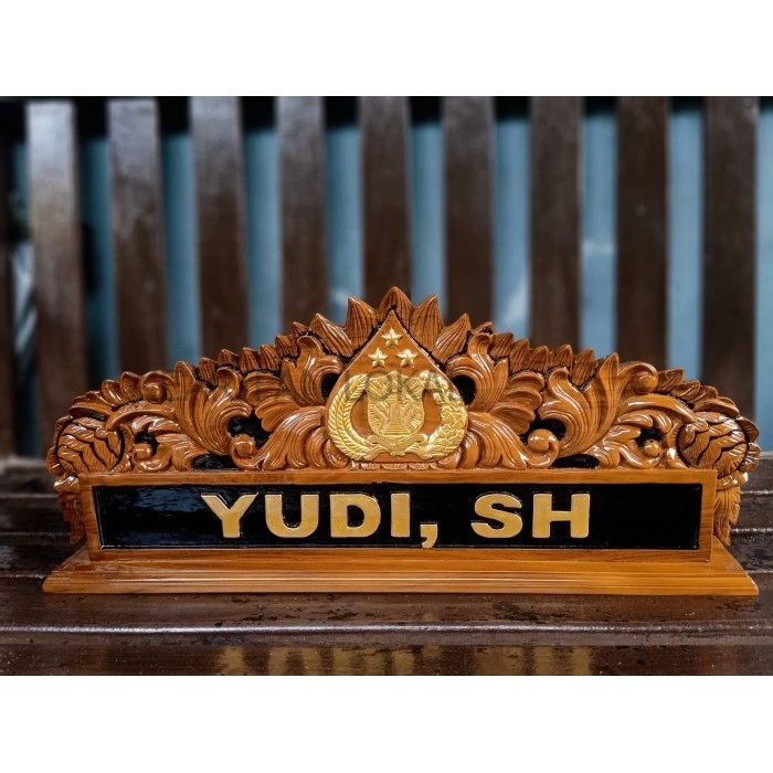 

PAPAN NAMA + PAPAN NAMA POLISI + PAPAN NAMA MEJA KANTOR / LOGGO POLISI yermurah KF3421