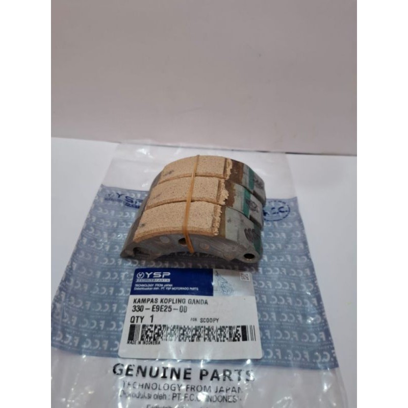 kampas kopling ganda Scoopy , beat esp ,beat street, Vario 110 esp ORIGINAL FCC