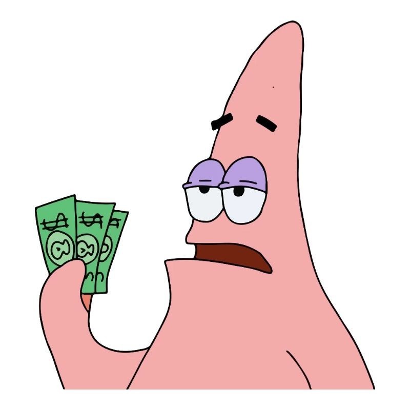 

SABLON SETRIKA - SABLON DTF - SABLON INSTAN - TEMA SPONGEBOB SQUAREPANTS - PATRIC STAR