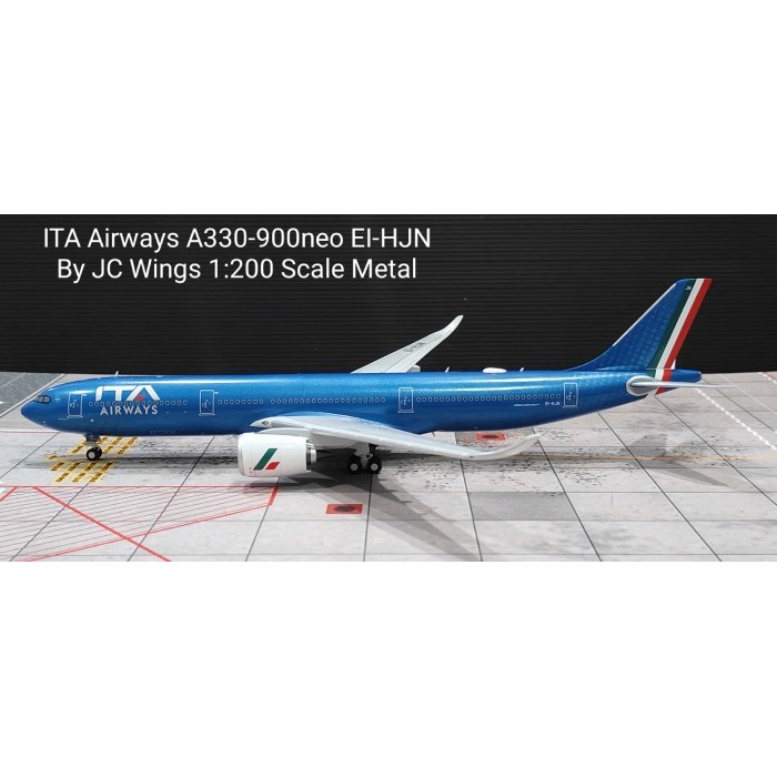 Pesawat Terbang ITA Airways A330-900neo EI-HJN  JC Wings Skala 1/200 Metal Diecast