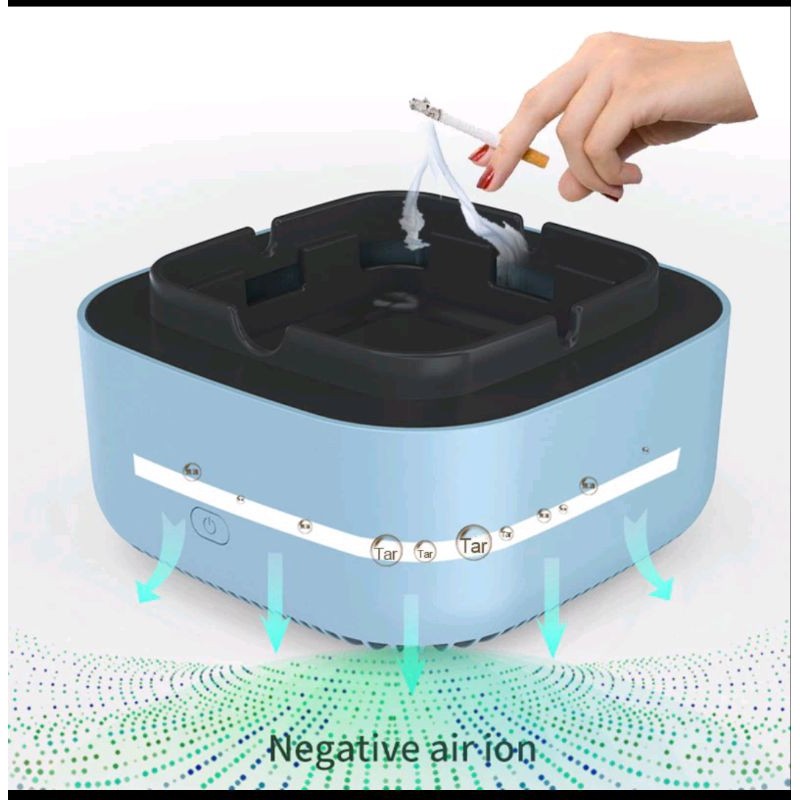 Asbak Rokok Penghisap Asap Portable 3V Premium Murah