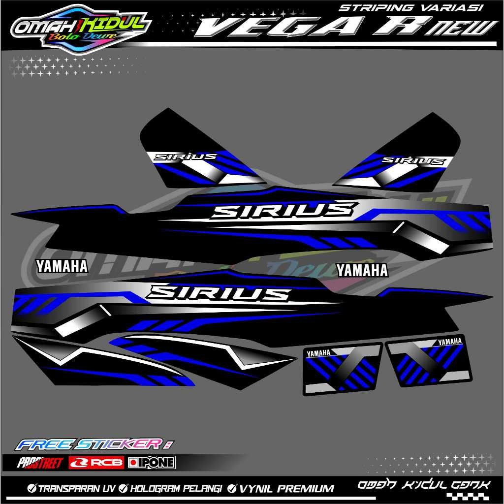 STRIPING VARIASI YAMAHA VEGA R NEW SIRIUS / STICKER LIST VARIASI MOTOR VEGA R NEW SIRIUS