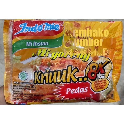 

NEW ITEM NOODLE INDOMIE GORENG KRIUK PEDAS 72g