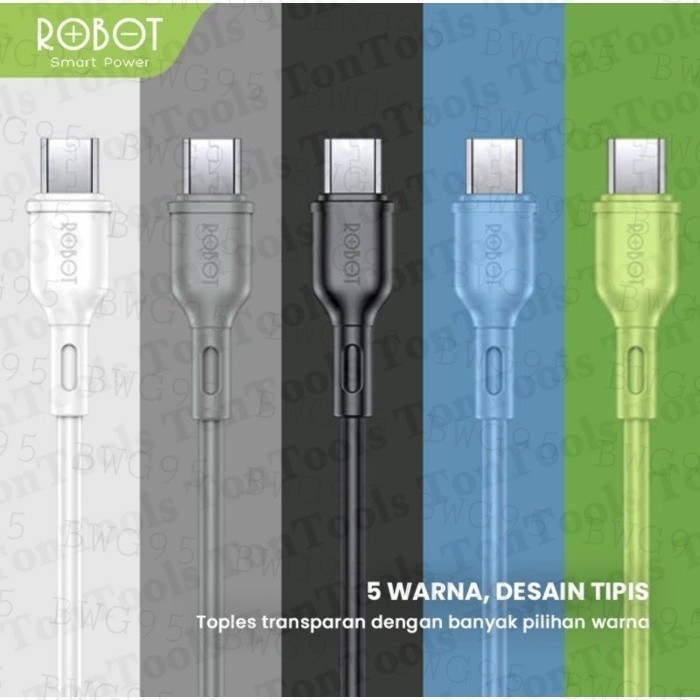 Kabel Data Micro USB 2A Robot / Kabel Micro USB / Kabel Charger Micro USB Android Robot Original