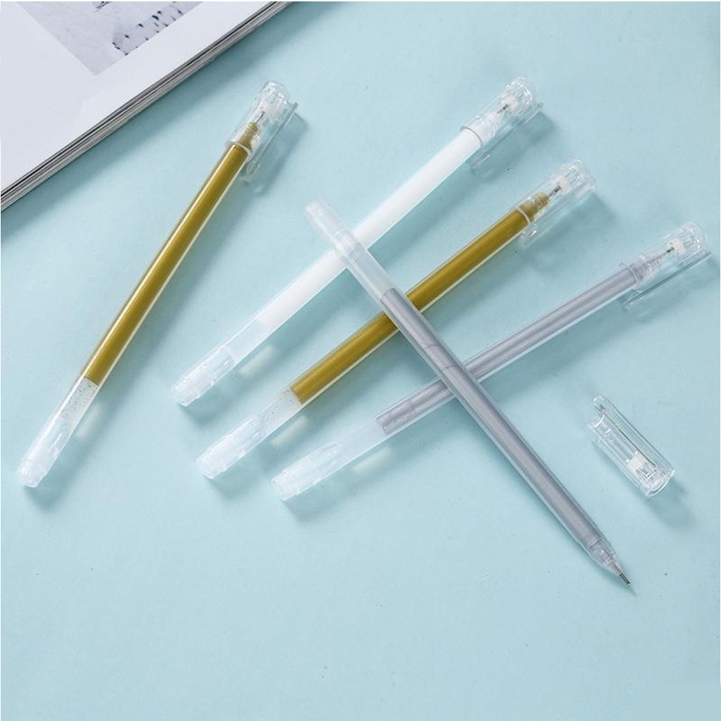 

SR Pulpen Tinta Samoyed Pulpen Tinta Warna Putih/Emas/Silver Gel Ink Pen Metalic Pen S118