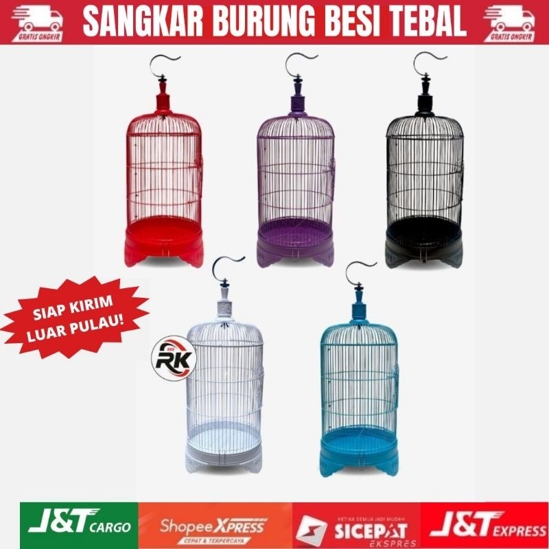 Sangkar Besi Tebal DRAGON Kandang Burung Lovebird Parkit Kenari Dll