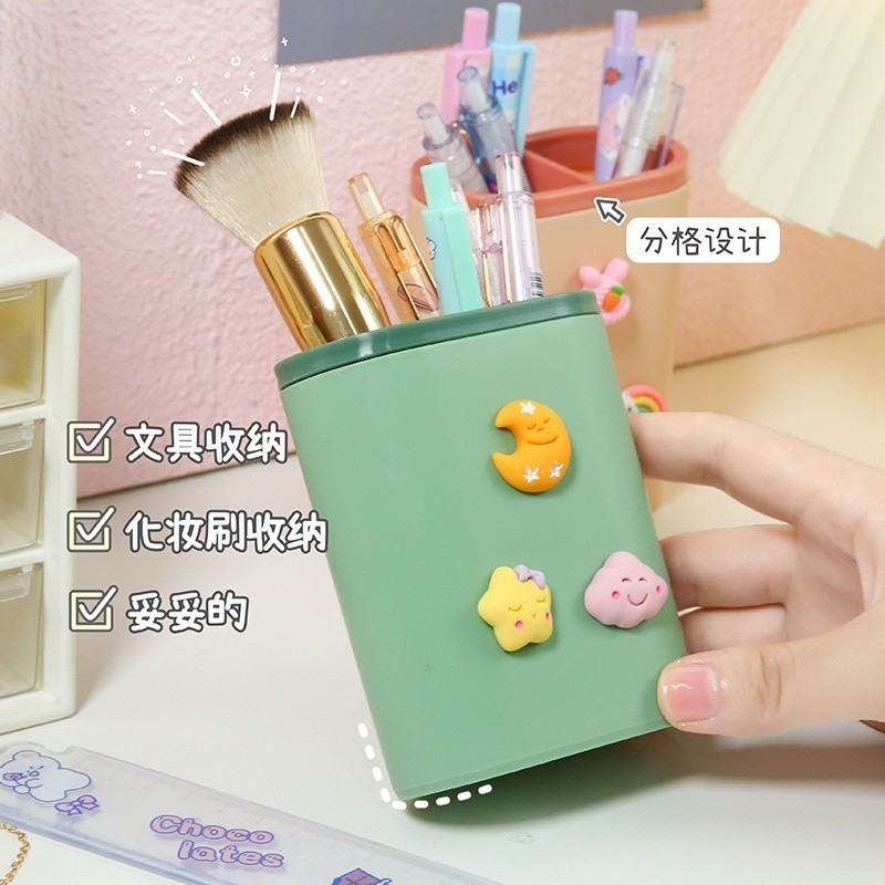 

Tempat Pensil Dan Pulpen Karakter DIY Desktop Multifungsi Pen Holder 888