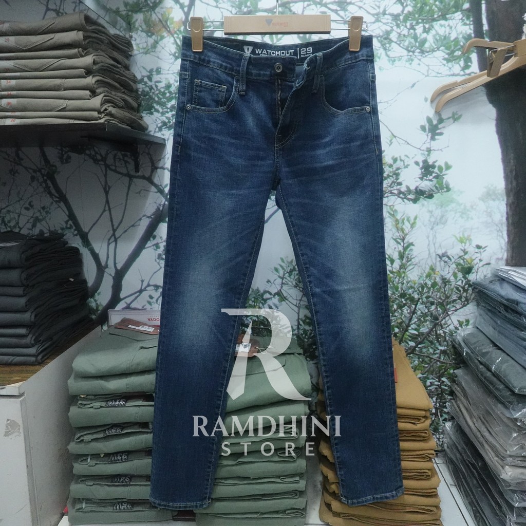 WATCHOUT Jeans Celana Pria Slim Fit Jeans JP812268834 0425