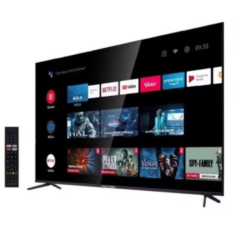 POLYTRON TV LED 65 INCH ANDROID GOOGLE TV 4K UHD 65UG5959