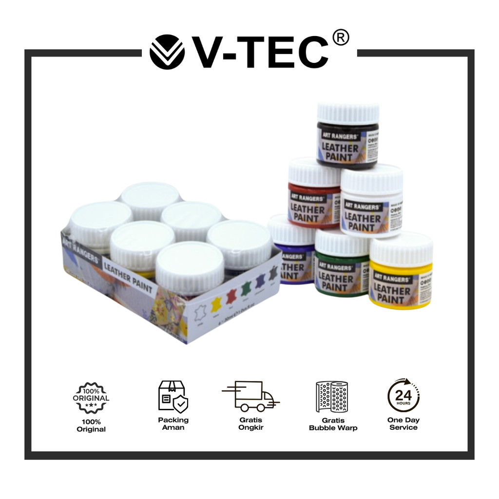 

ART RANGERS LEATHER PAINT CAT LUKIS 6X30ML PA44.06030.A