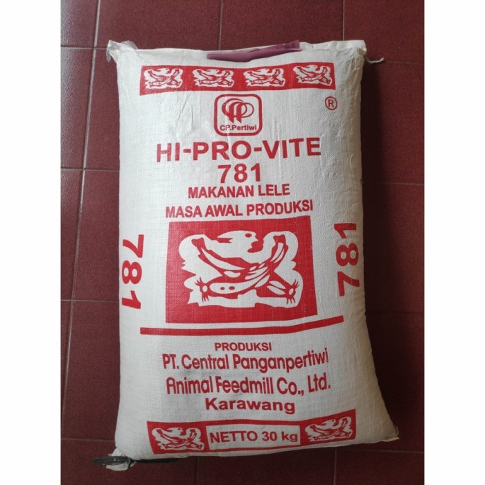 Pelet 781 Berat 30kg untuk Ikan Lele Nila Gurame - 782 - 781