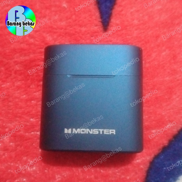 TWS Monster airmars XKT03 ( preloved ) - Biru
