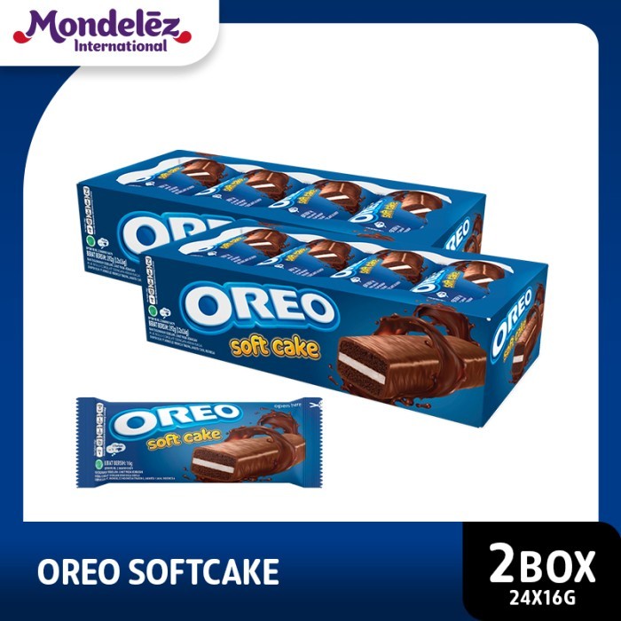 

Oreo Biskuit Bolu Softcake 2 Box - Snack