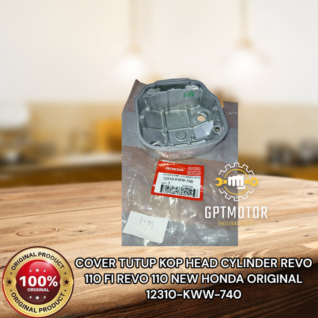 COVER TUTUP KOP HEAD CYLINDER REVO 110 FI REVO 110 NEW HONDA ORIGINAL 12310-KWW-740