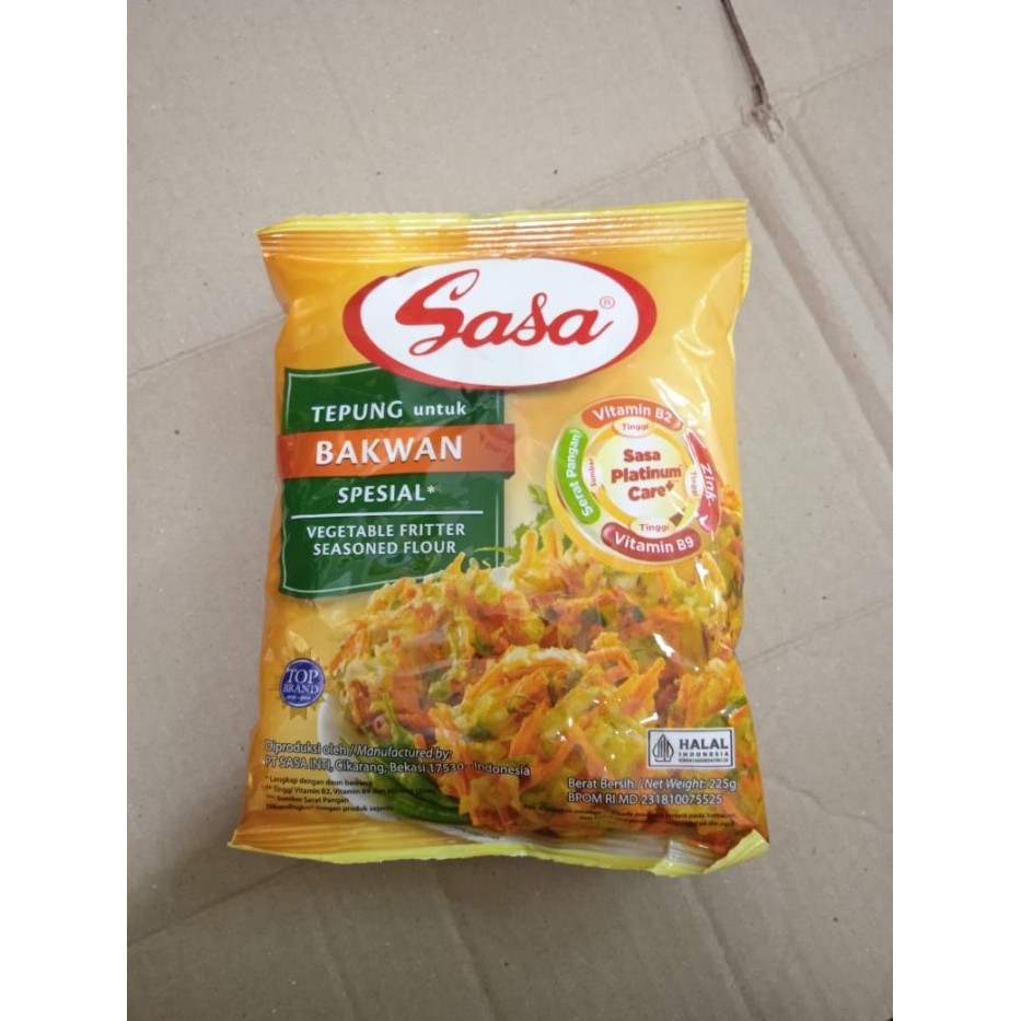 

Sasa Tepung Bumbu Serbaguna Bakwan 225gram