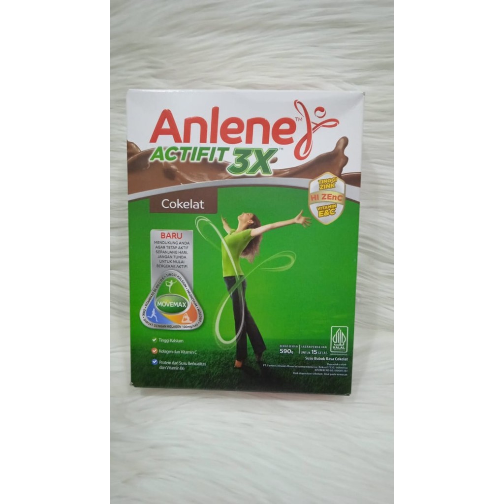 

Anlene Actifit 3X Coklat 590gr