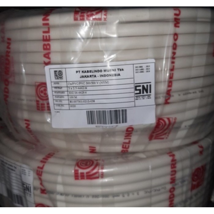 Kabel NYM kabelindo 3x2.5mm 100Meter