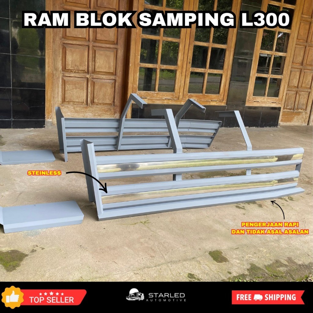 RAM BLOK SAMPING L300 PENGAMAN TRUK L300 BAHAN PLAT BESI